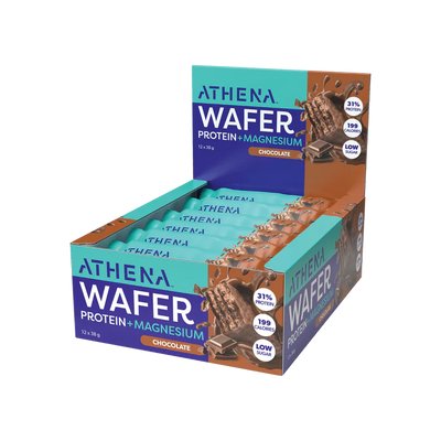 Athena Protein Wafer + Magnesium Chocolate 38G x 12