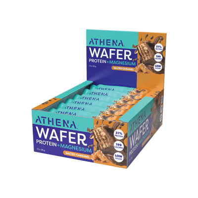 Athena Protein Wafer + Magnesium Salted Caramel 38G x 12