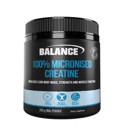 Balance 100% Pure Micronised Creatine 200G
