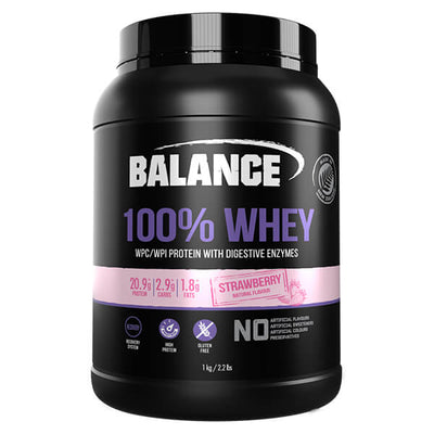 Balance 100% Whey Strawberry 1KG