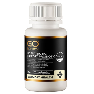 GO Healthy GO Antibiotic Support Probiotic 14 DR VegeCaps
