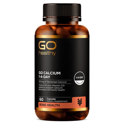 GO Healthy GO Calcium 1-A-Day 60 Caps